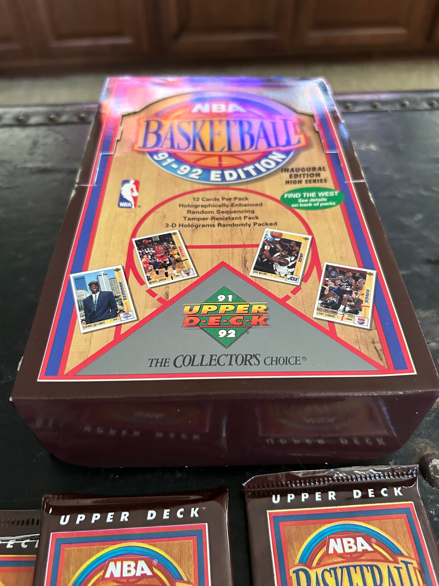 1991-92 Upper Deck Basketball 5 Pack Lot Inaugural High Series Edition.