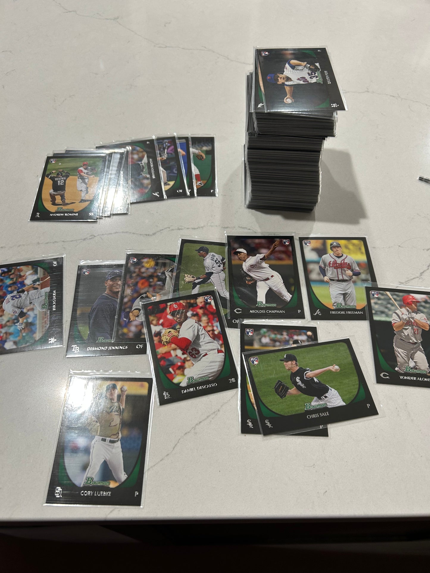 2011 Bowman Baseball Complete Set 1-220 This is a Great Set With Lots of Rookies mint condition