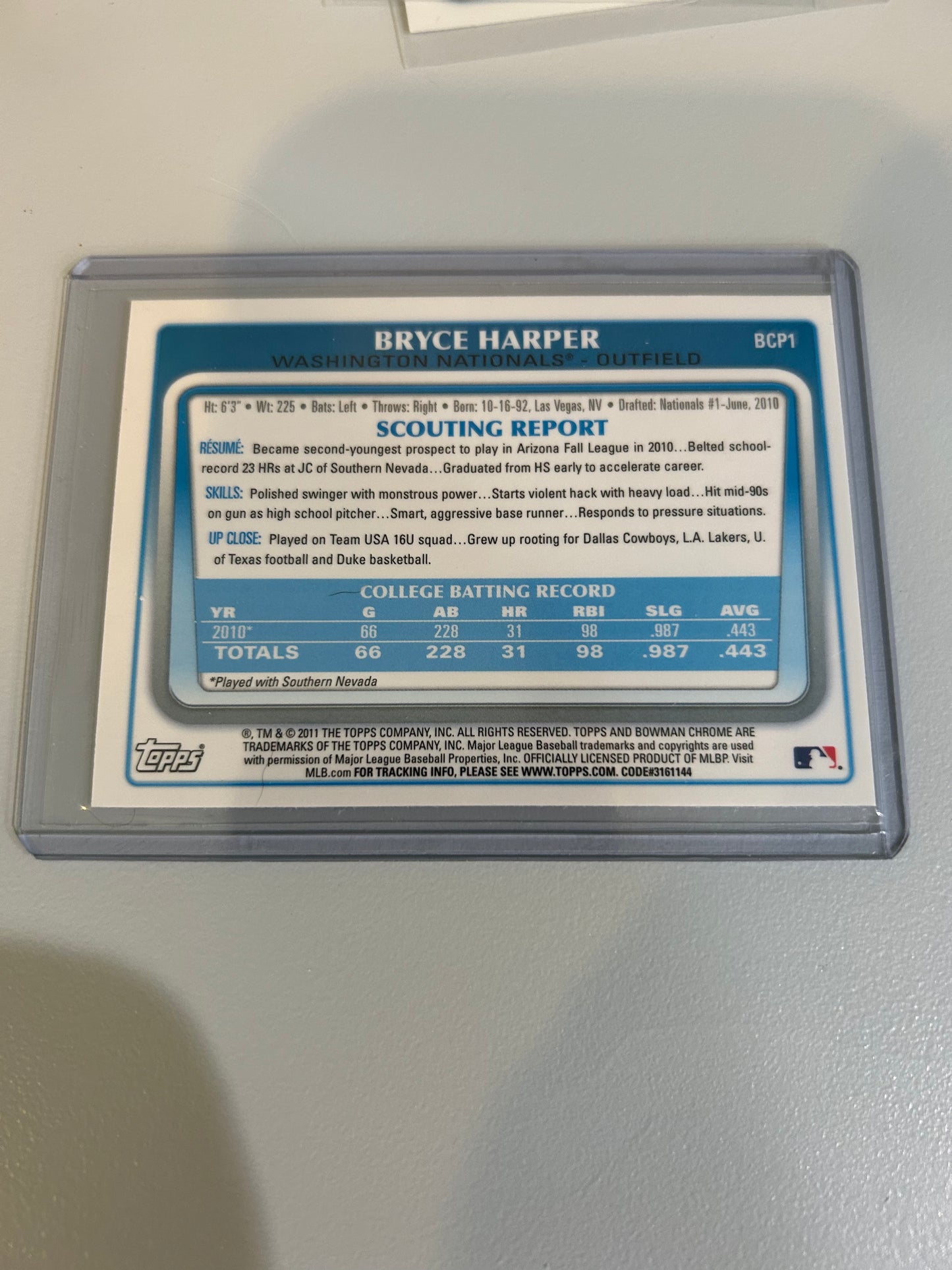 2011 Bowman Chrome Baseball BCP 1-110