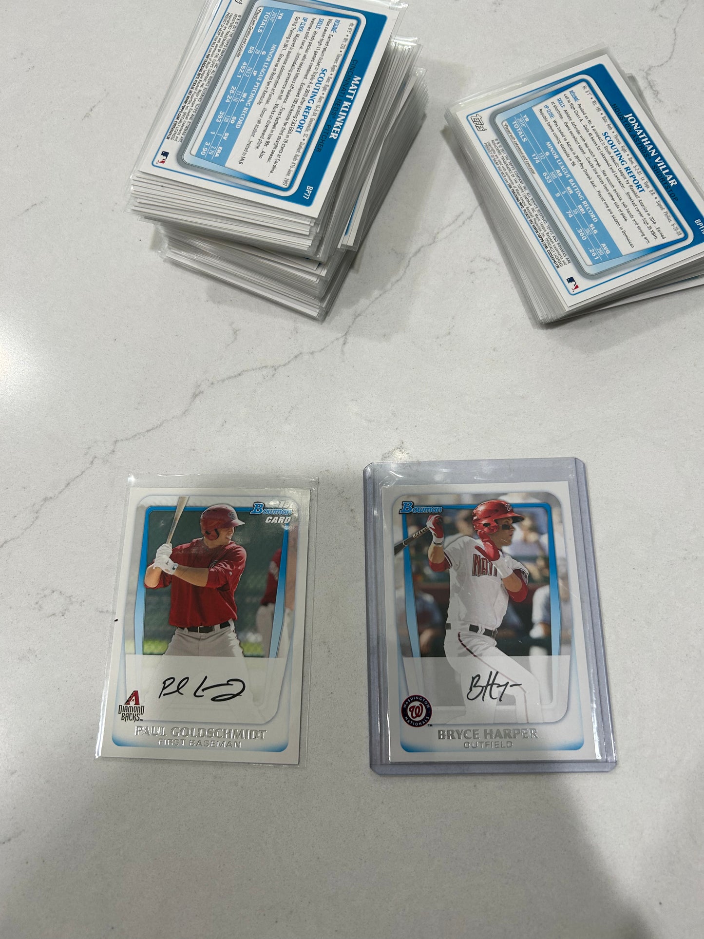 2011 Bowman Prospect BP 1-110 Harper Goldschmidt rookies