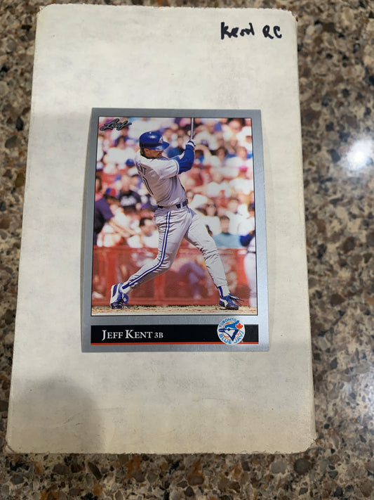 1992 Leaf Baseball Series II complete set number 265-520 Jeff Kent RC