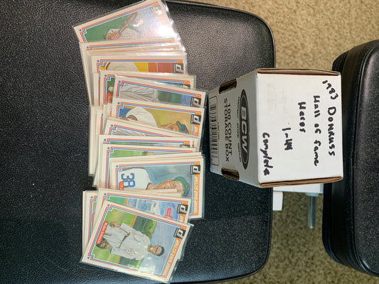 1983 Donruss Baseball Hall of Fame Heroes Complete Set - 44 Cards