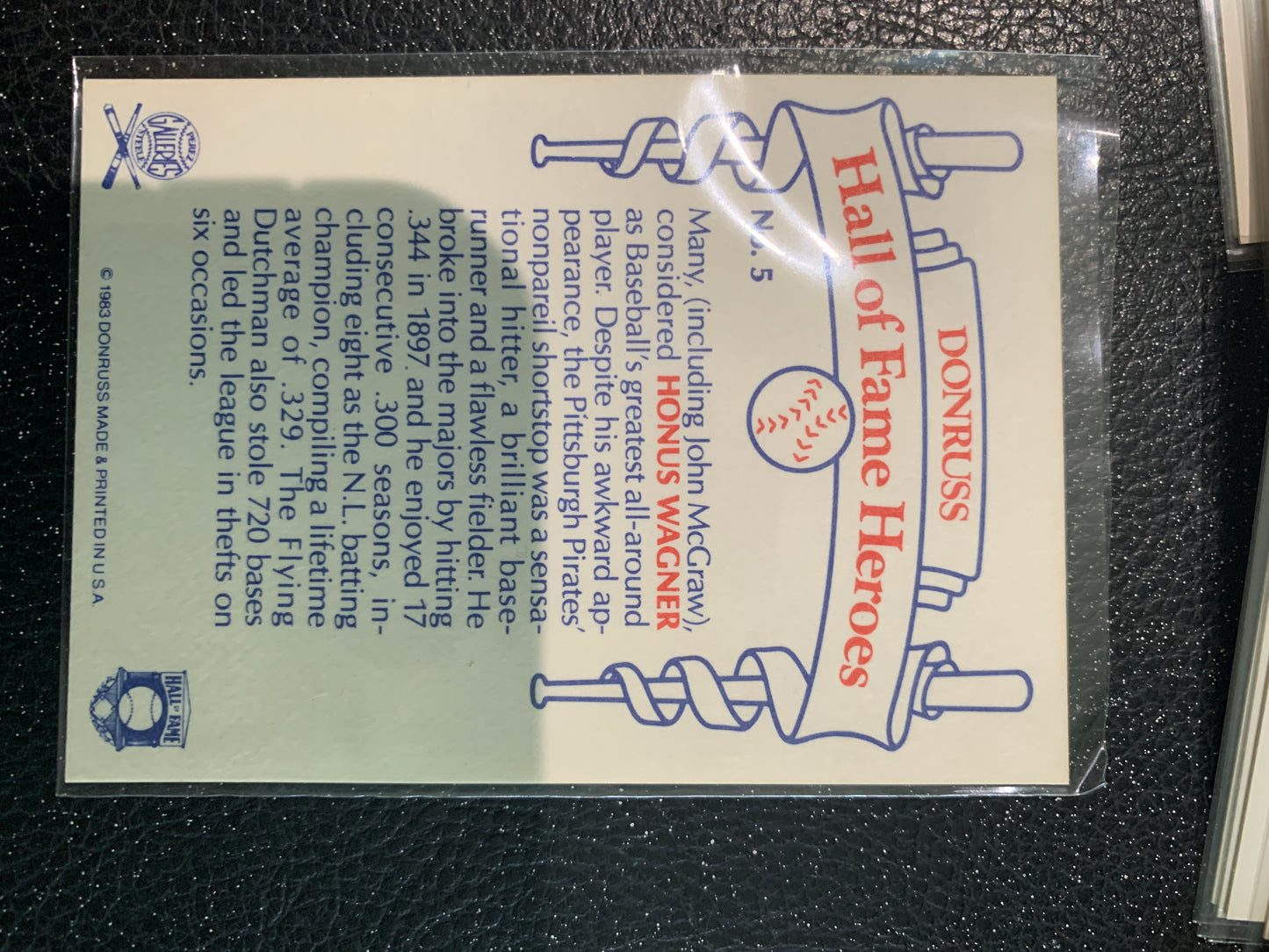 1983 Donruss Baseball Hall of Fame Heroes Complete Set - 44 Cards