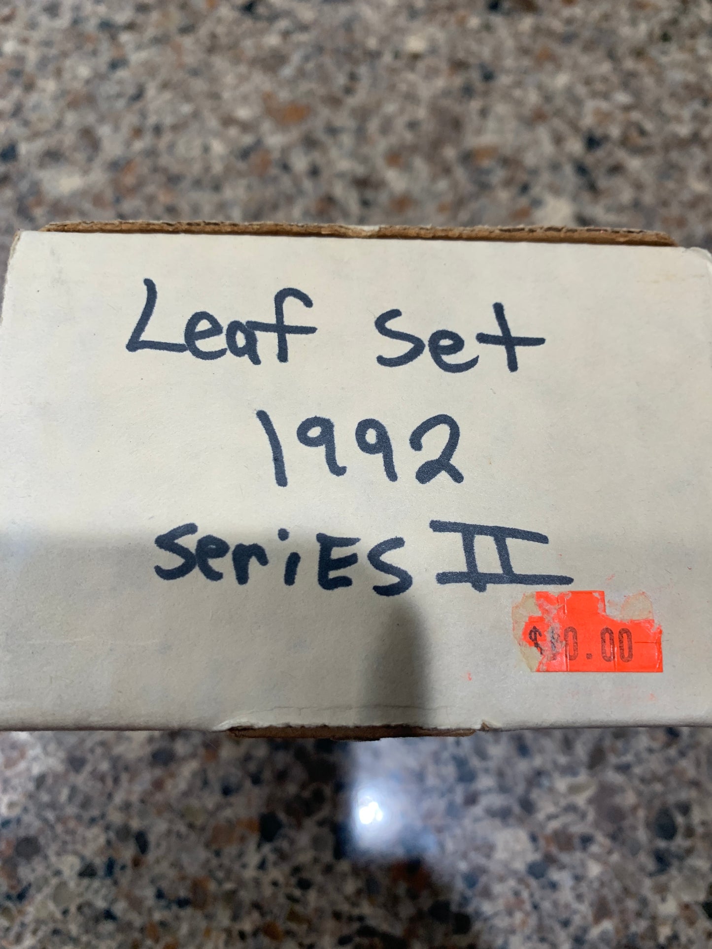 1992 Leaf Baseball Series II complete set number 265-520 Jeff Kent RC