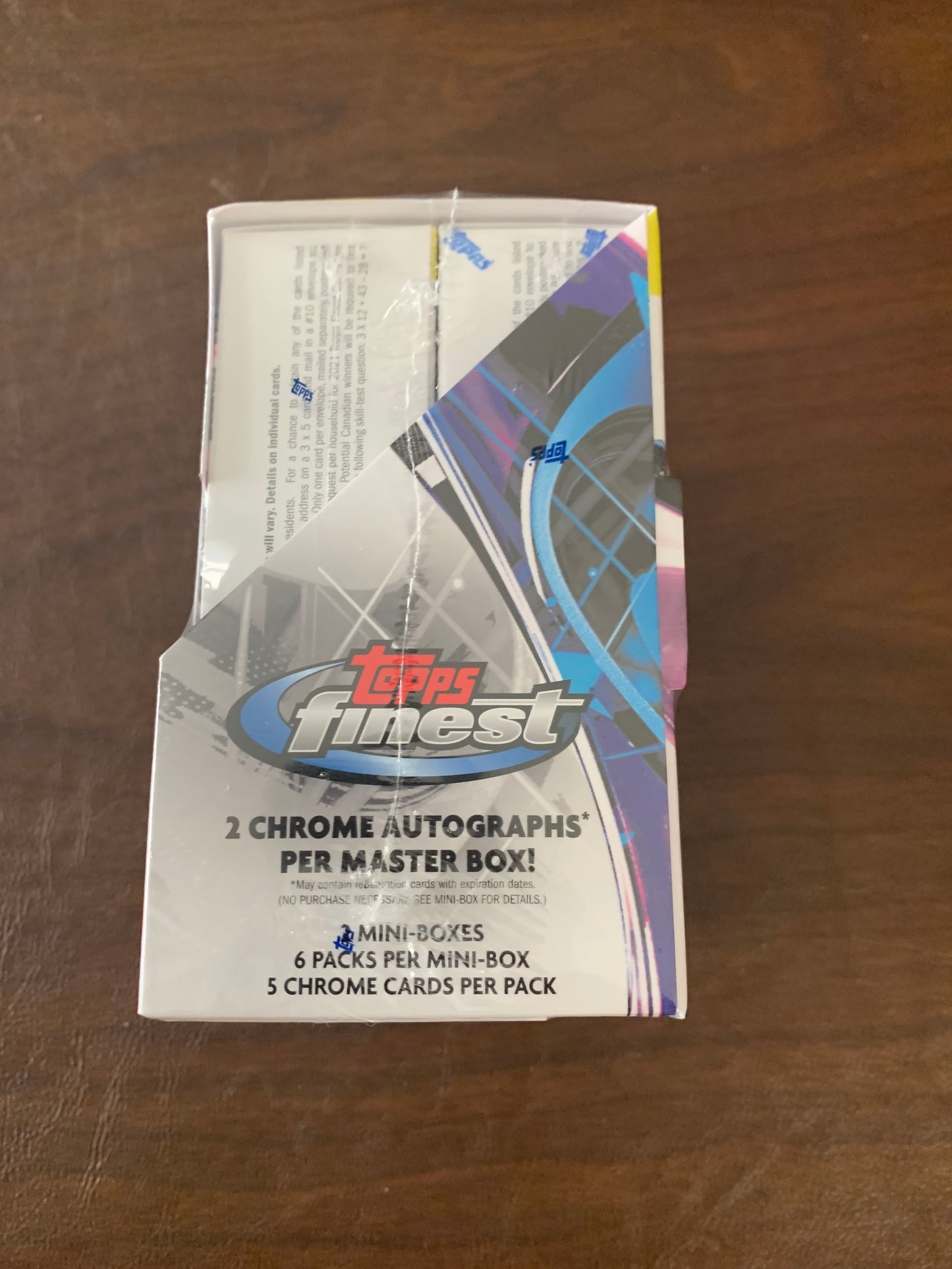 2021 Topps Finest Master Hobby Box. 2 Chrome Autos per Master Box