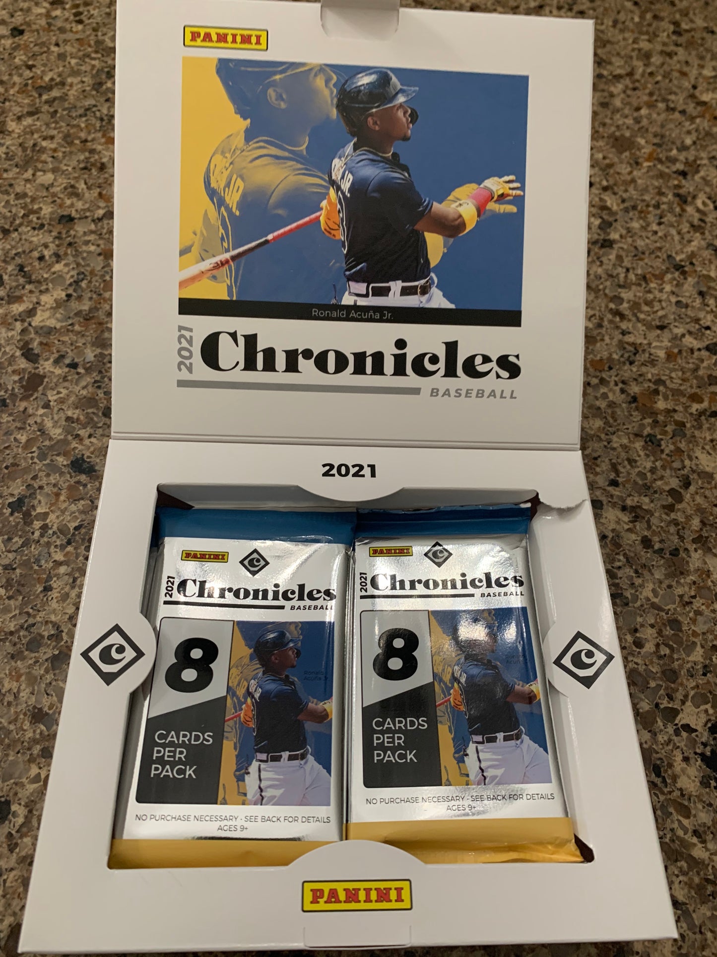 2021 Panini Chronicles Baseball Hobby Single Pack chance to pull newest rookies Franco, Bohm, Bichette and autographs