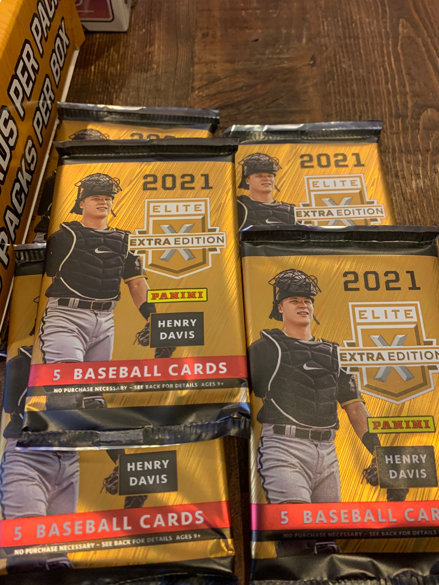 2021 Panini Hobby Elite Extra Edition Baseball Single Hobby Pack if you like autos this is the pack for you 2 auto or 2 relics per pack