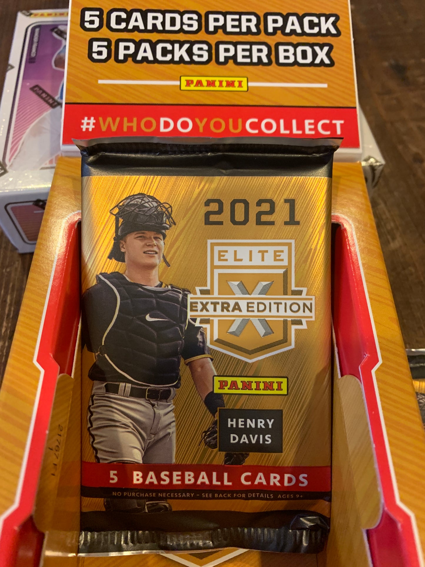 2021 Panini Hobby Elite Extra Edition Baseball Single Hobby Pack if you like autos this is the pack for you 2 auto or 2 relics per pack