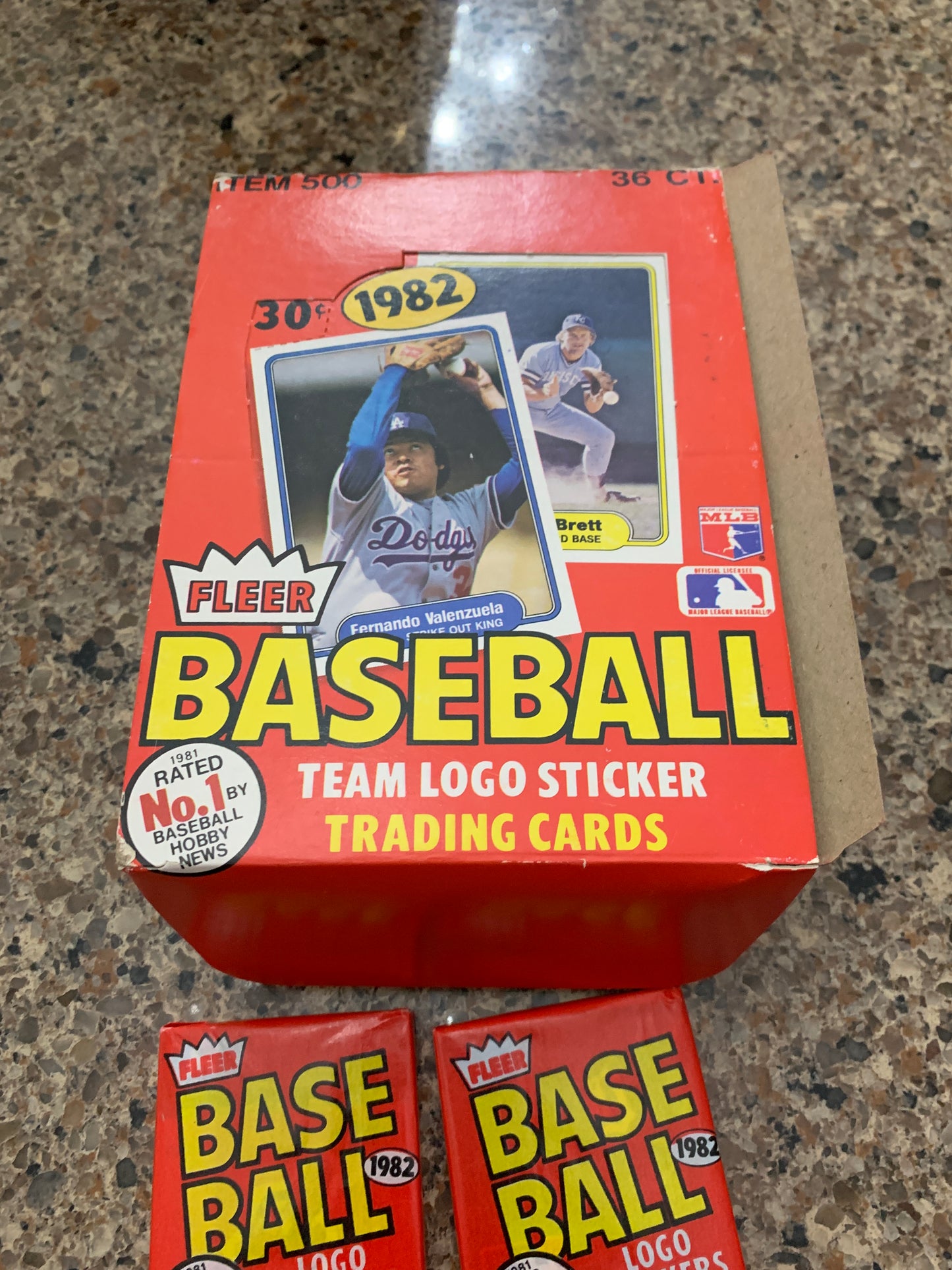 1982 fleer baseball cards Cal Ripken, Lee Smith, and Dave Stewart rc cards