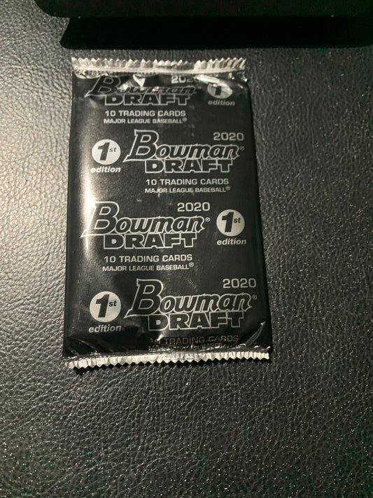2020 Bowman Draft 1st Edition Baseball Pack ( 1 Pack Lot) For Sale very first release