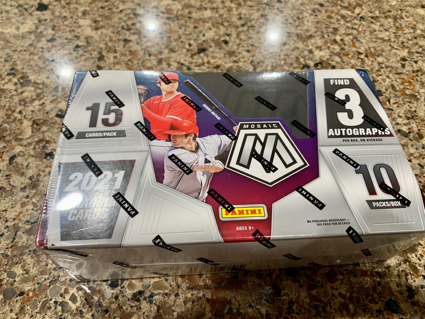 2021 Panini Mosaic MLB Baseball Hobby Box Factory Sealed