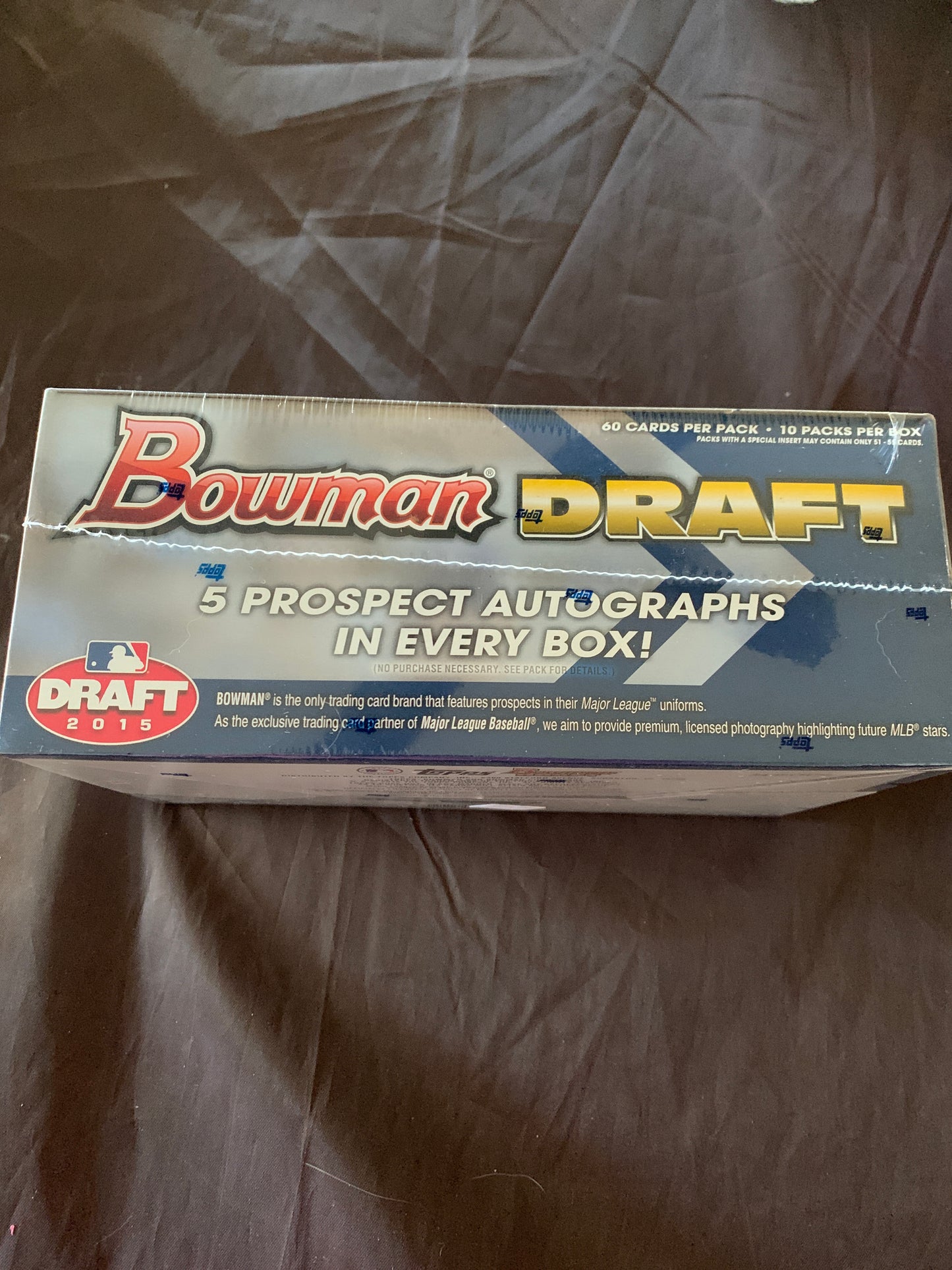 2015 Bowman Draft Baseball Jumbo Hobby Box 5 Auto's per box