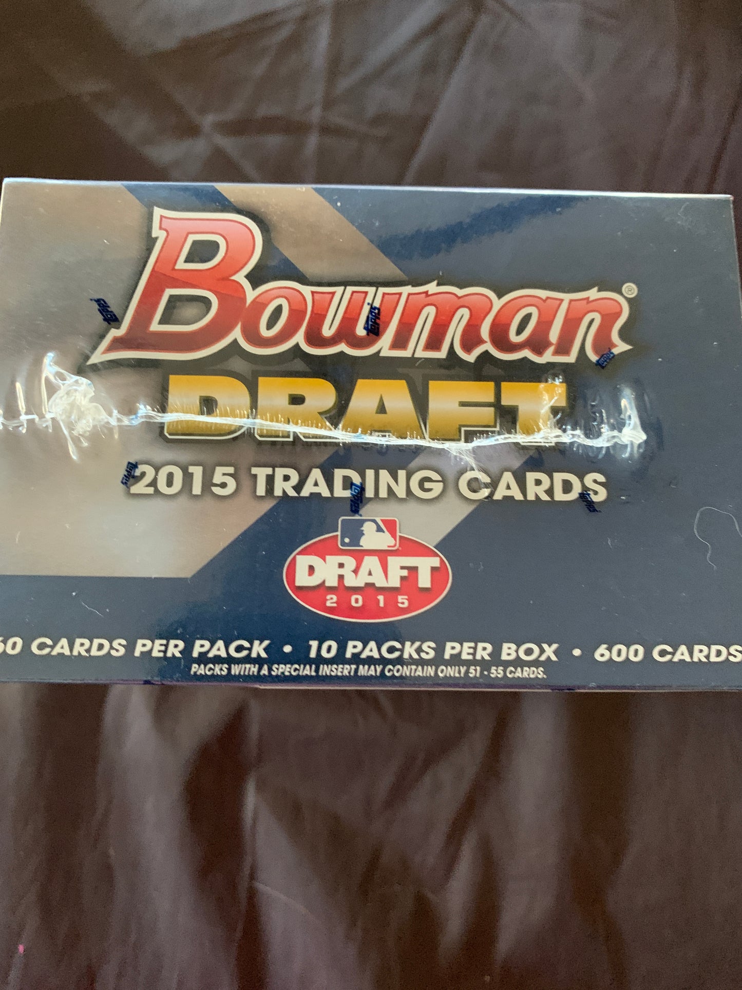2015 Bowman Draft Baseball Jumbo Hobby Box 5 Auto's per box