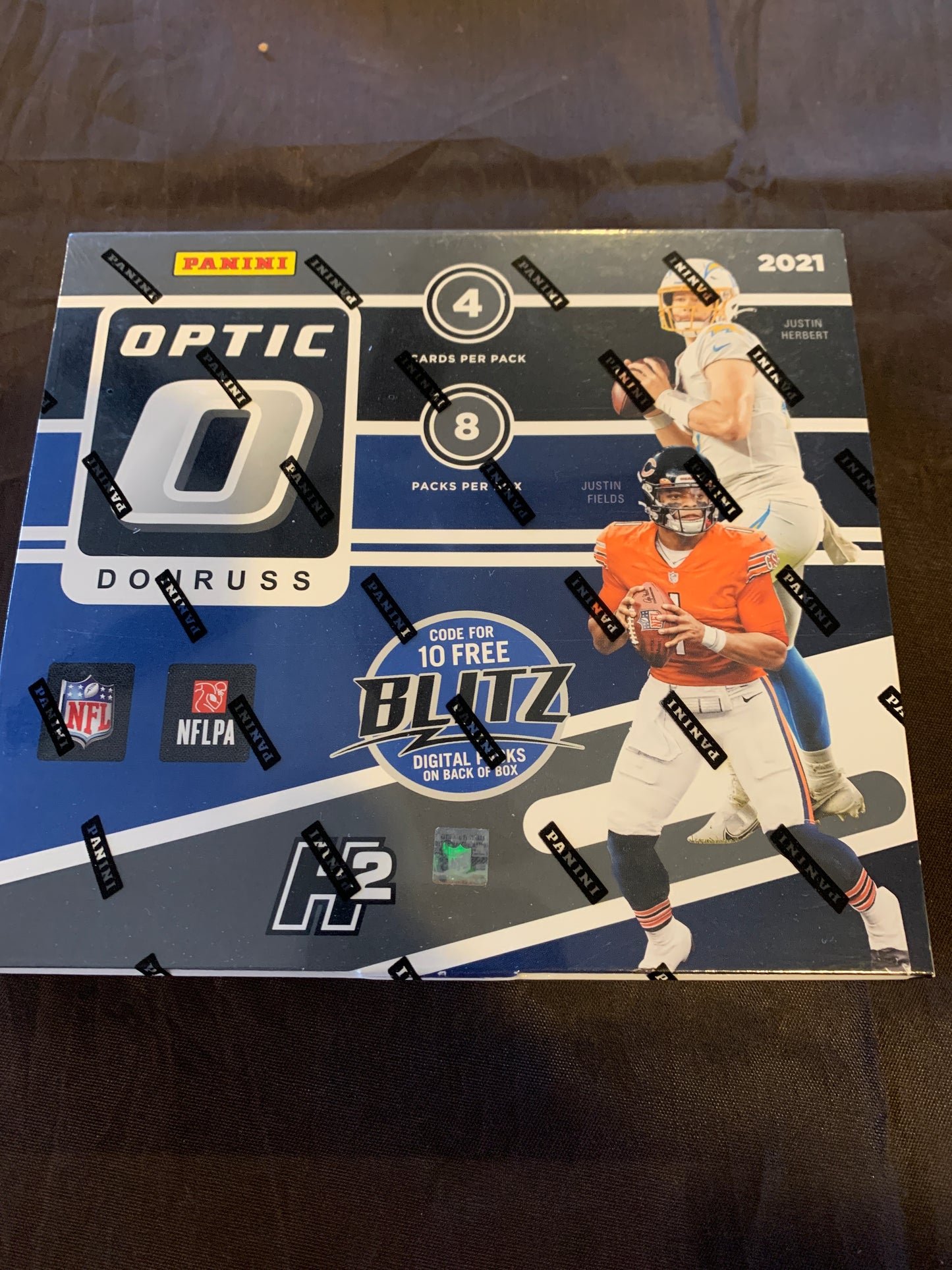 2021 Panini Donruss Optic H2 Football Hobby Box Factory Sealed