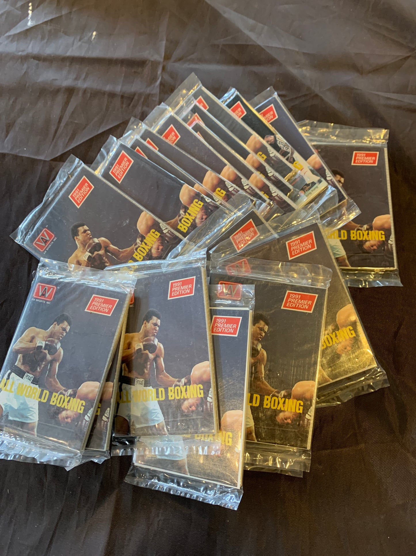 1991 All World Sports Boxing Card Premier Edition Factory Sealed Pack For Sale