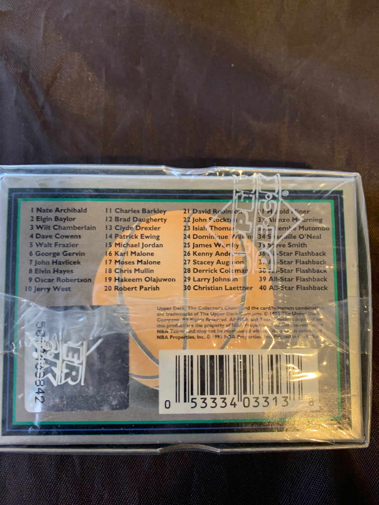 1992-93 Upper Deck Basketball All- Star Weekend Collector Set