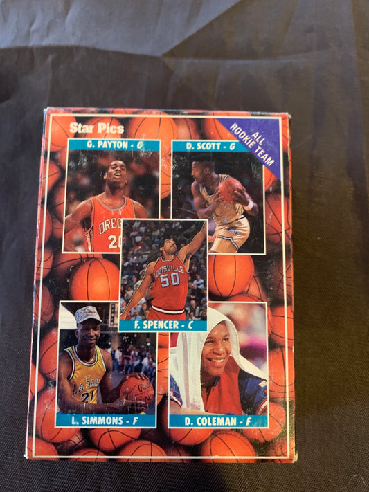 1990 Star Pics Basketball Pro Prospects Complete Factory Sealed Set Gary Payton