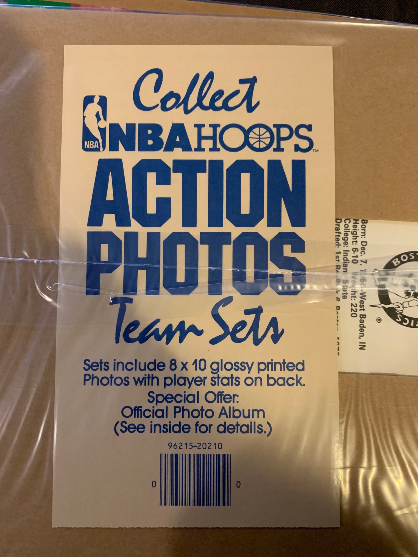 1990 Basketball Hoops Vintage Larry Bird 8x10 Boston Celtics Photo