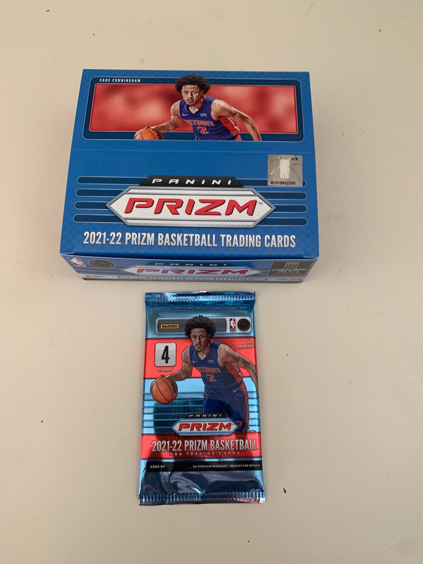 2021-22 Panini Prizm Basketball Retail Pack From Factory Sealed Box RC Cade,Suggs