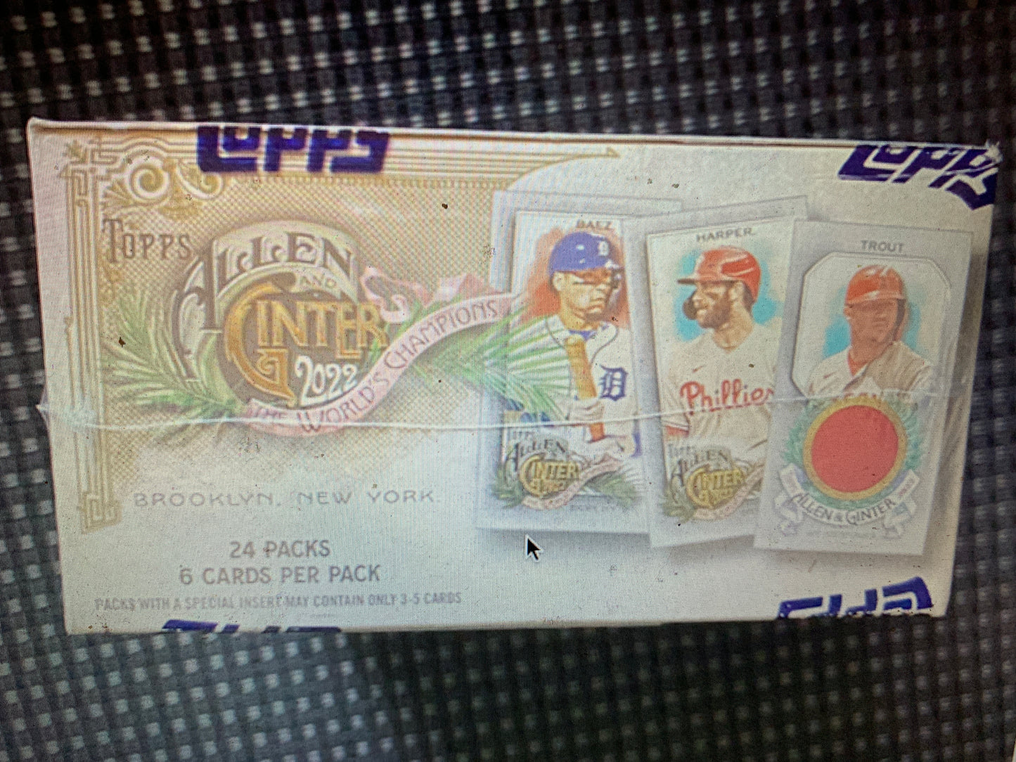 2022 Topps Allen & Ginter Baseball Retail 24-Pack Box
