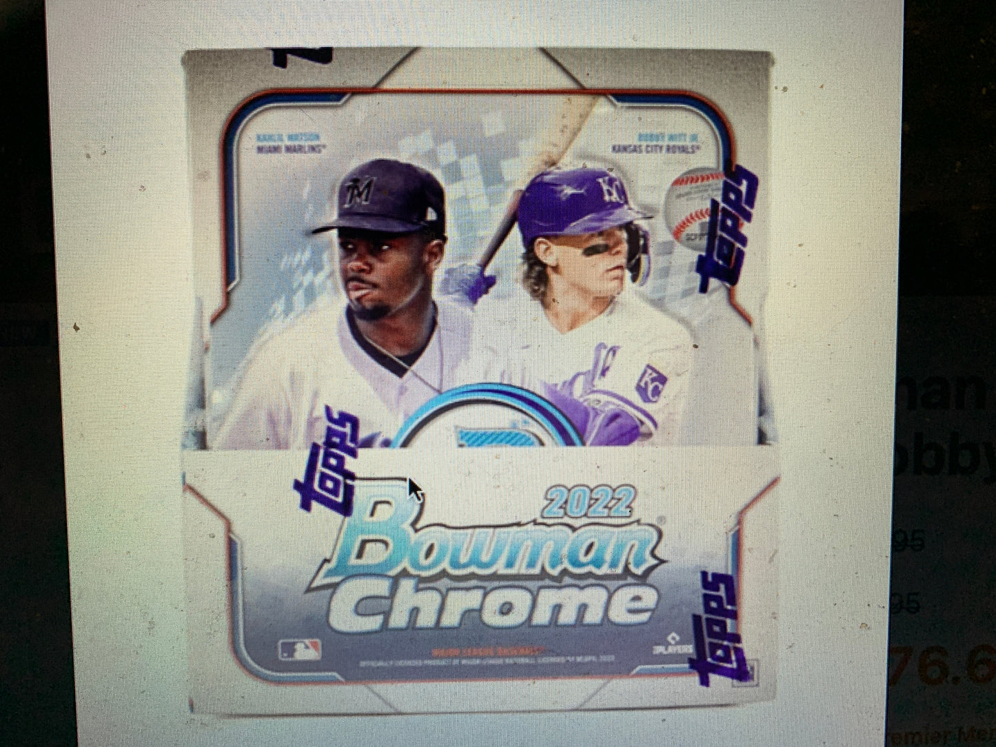 2022 Bowman Chrome Baseball Hobby Box