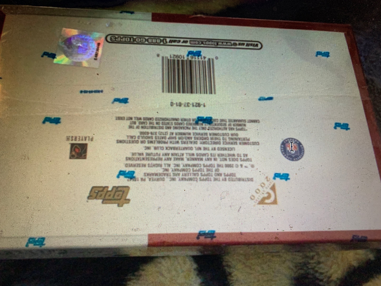 2000 Topps Gallery Football Hobby Box