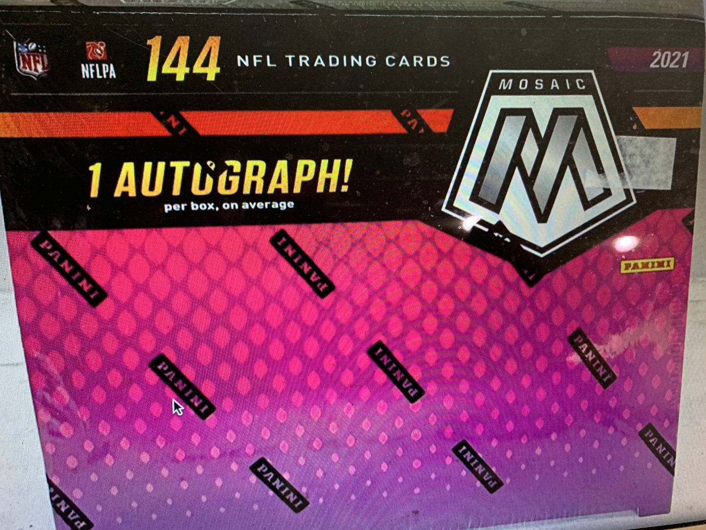 2021 Mosaic Football Hobby No Huddle - Single Pack of 8 cards from an open box