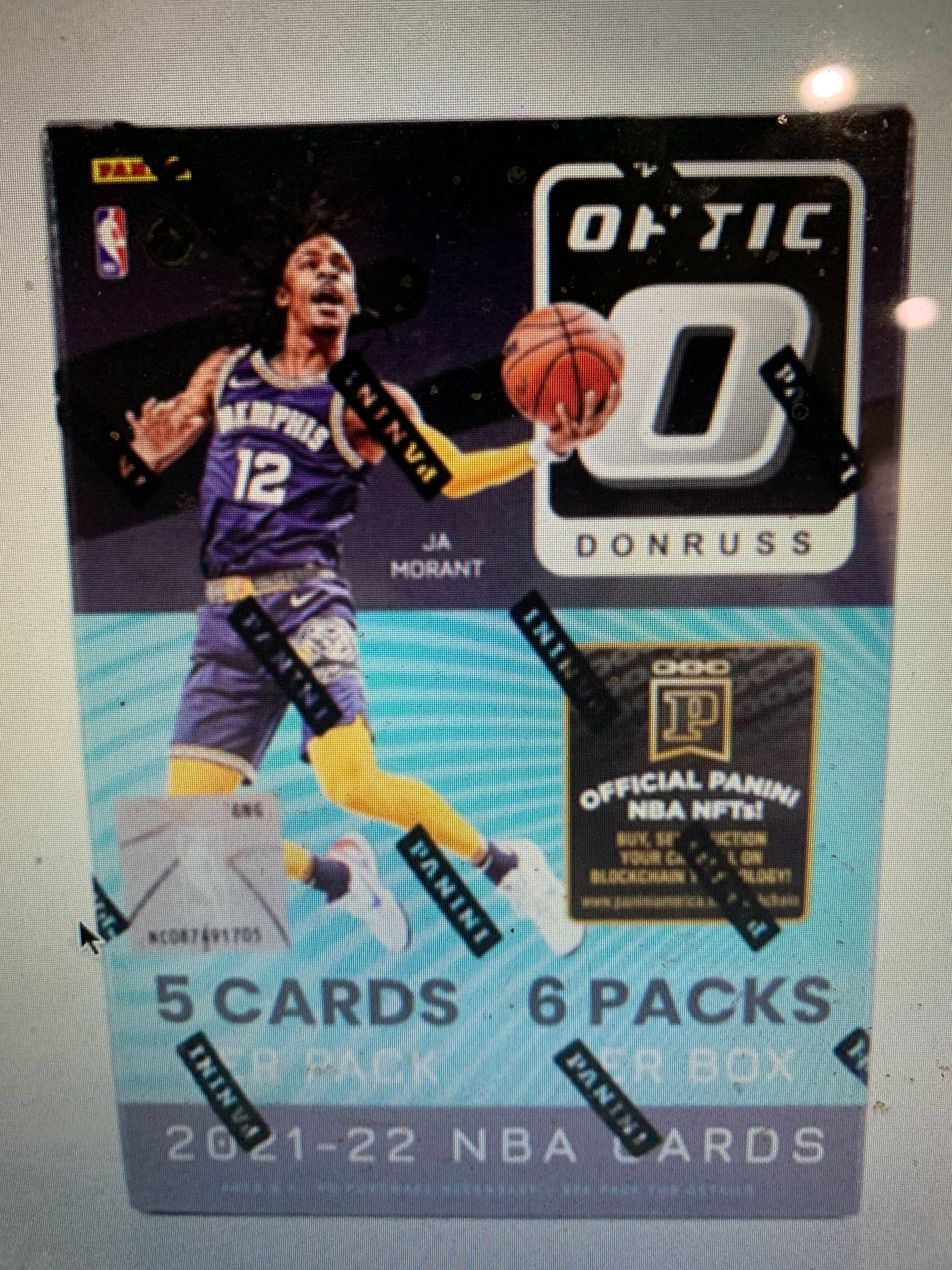 2021/22 Panini Donruss Optic Basketball 6-Pack Blaster Box