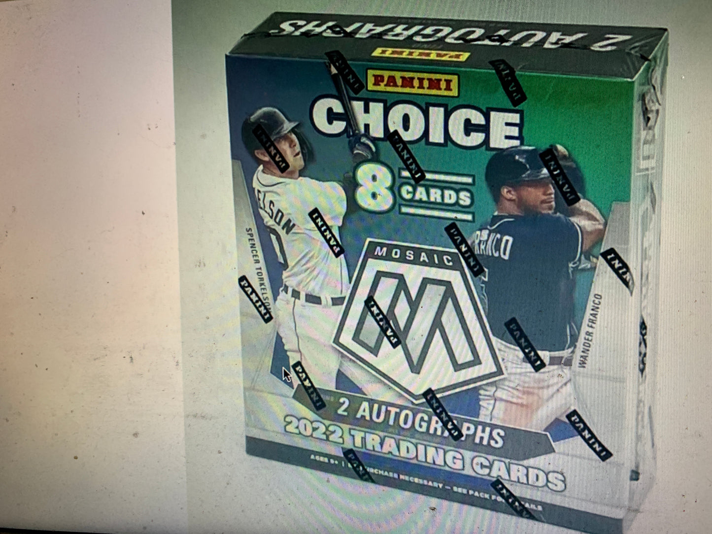 2022 Panini Mosaic Choice Baseball Hobby Box