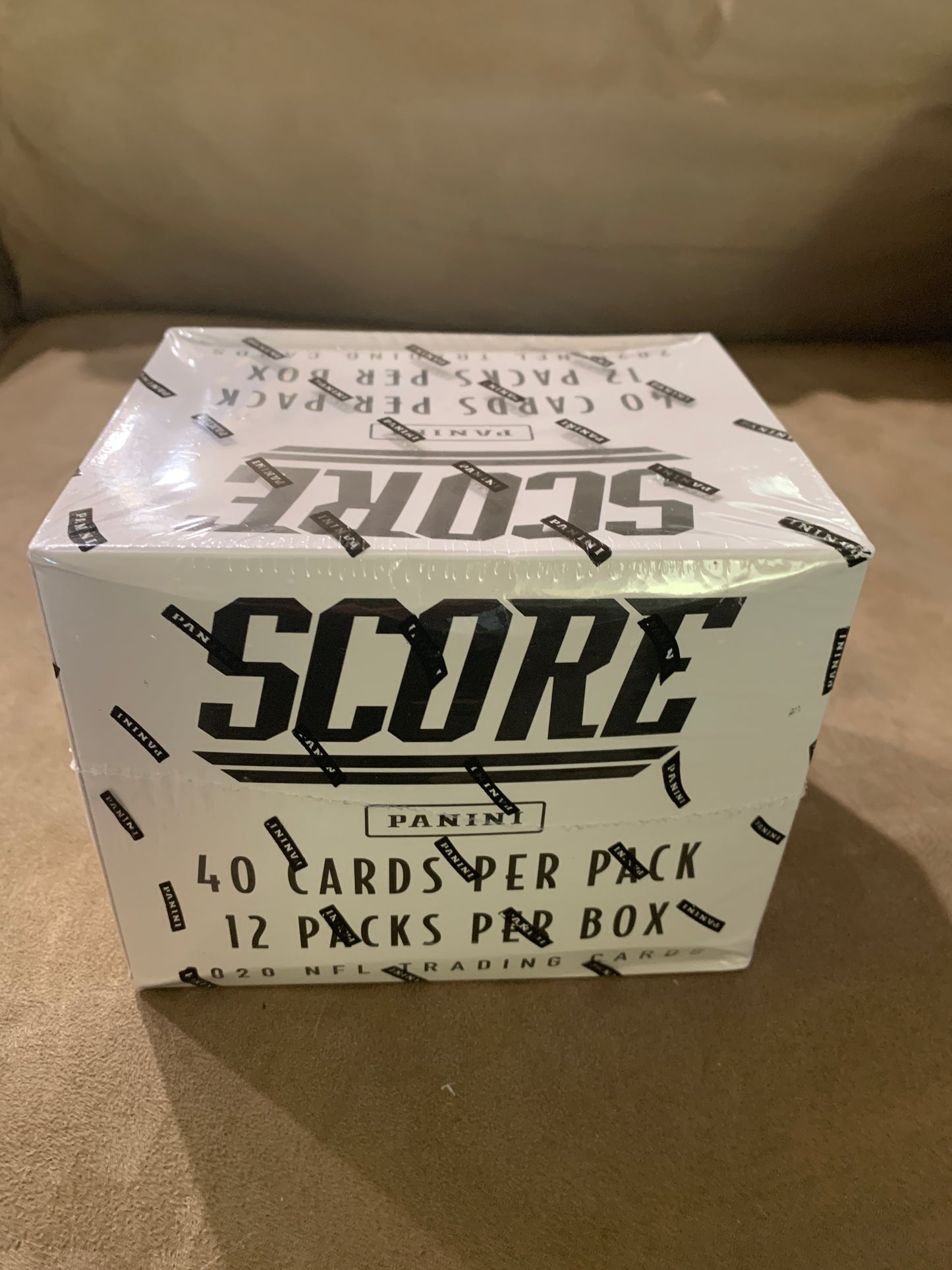 2020 Panini Score Football Jumbo Value 12-Pack Box