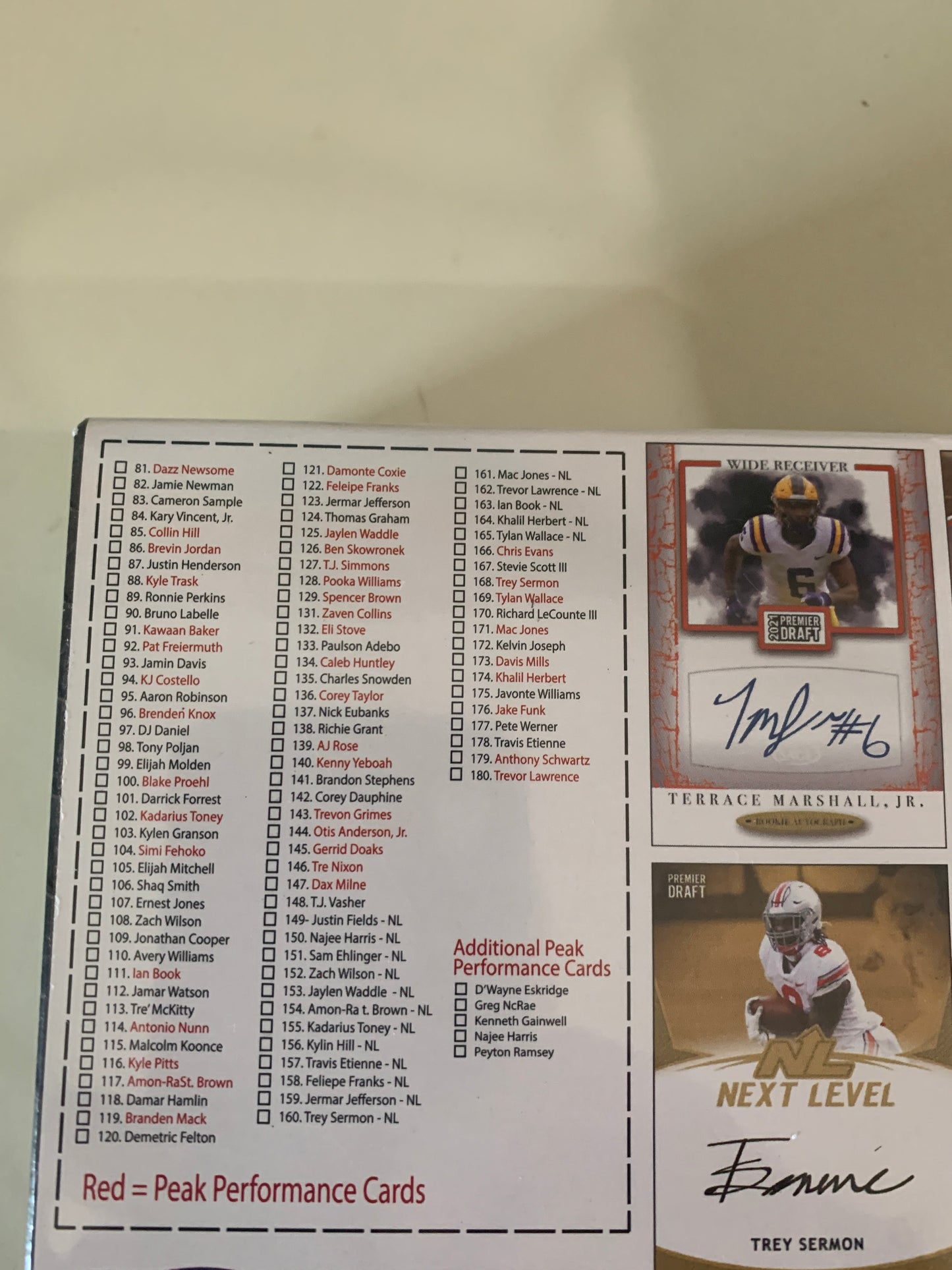 2021 Sage Hit Premier Draft High Series Football Hobby Pack 1 auto per pack