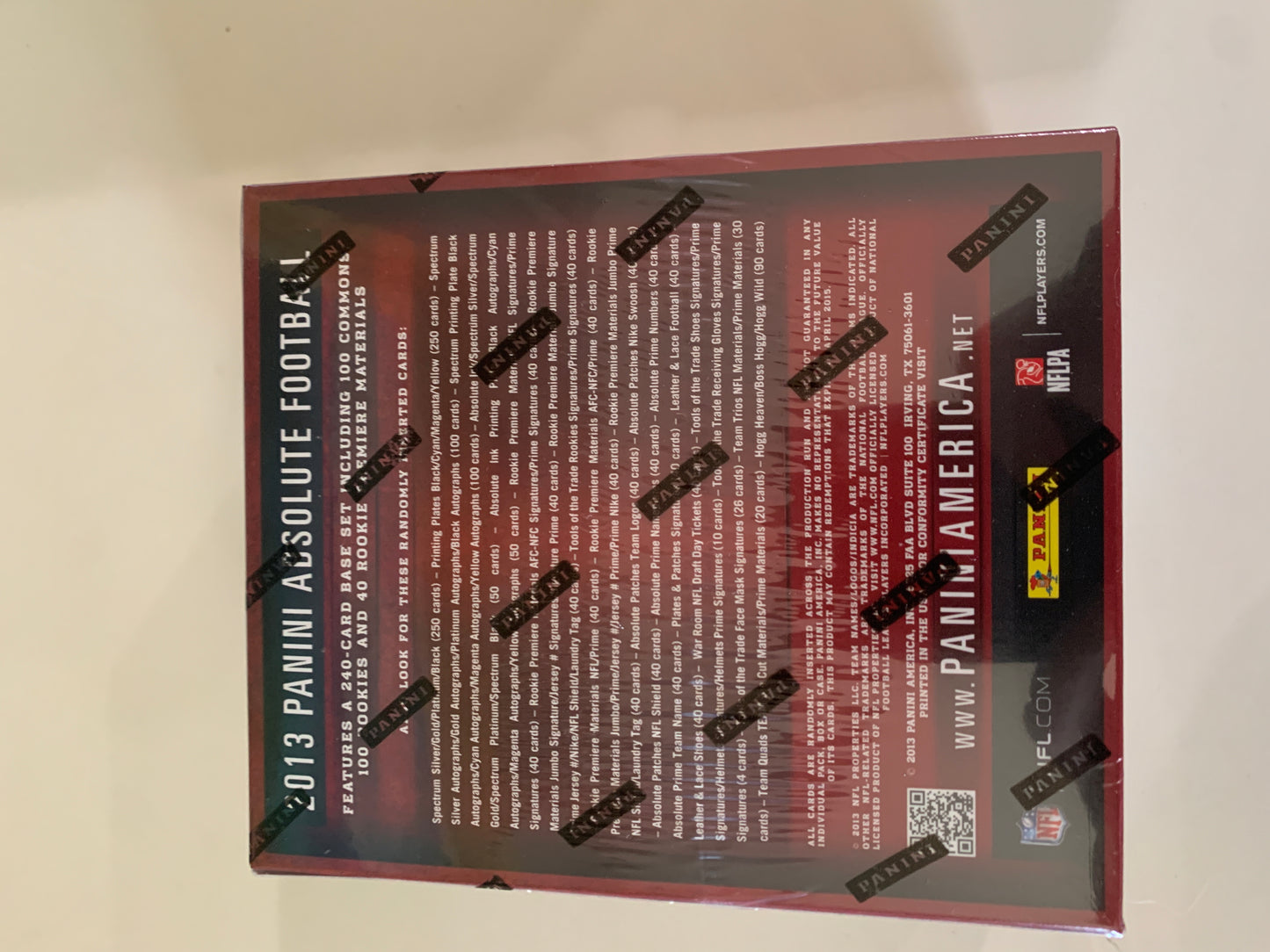 2013 Panini Absolute Football Hobby Box