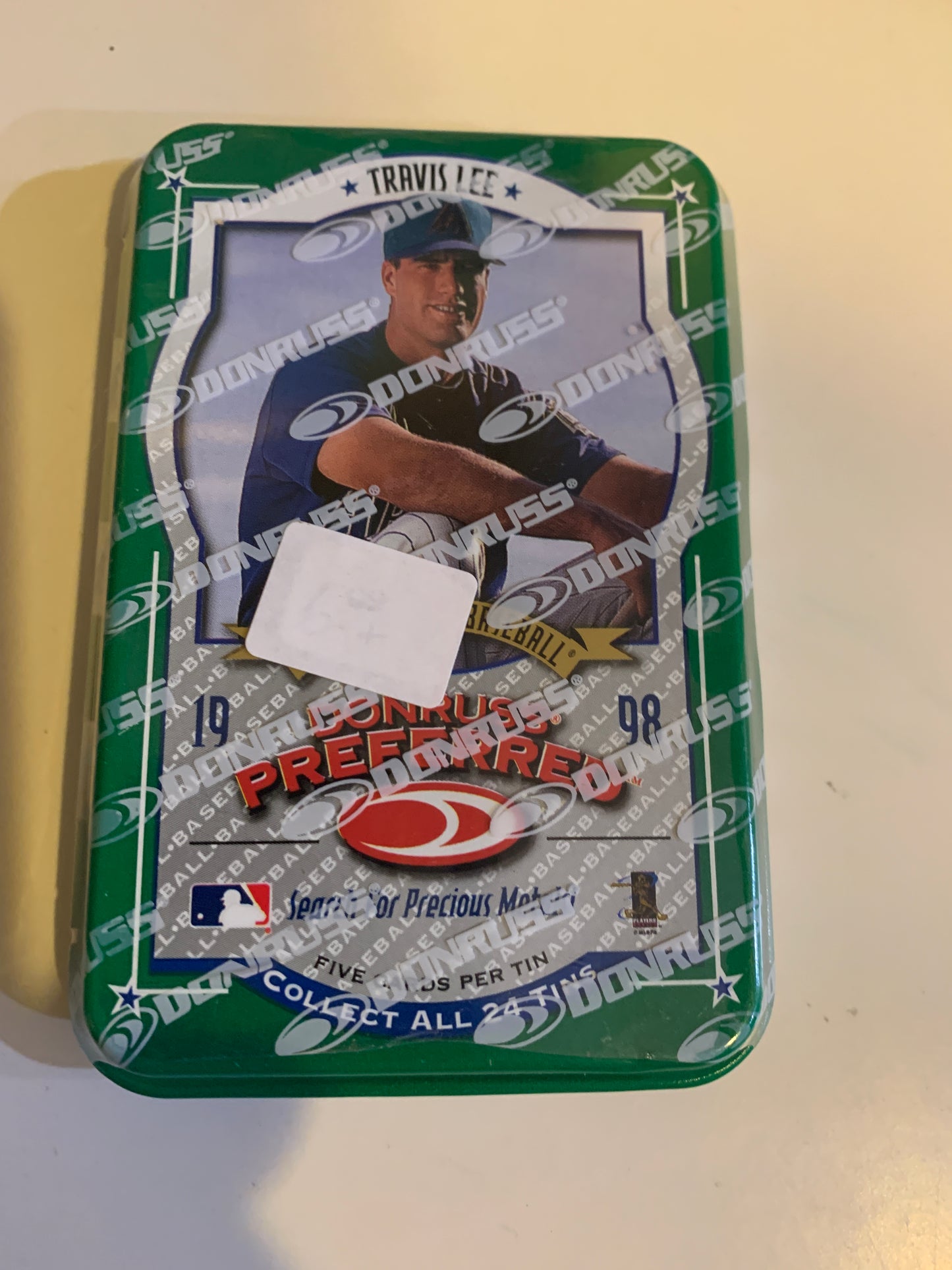 1998 Donruss Preferred Travis Lee -Donruss Tin. Original sealed Tin Rare Finds