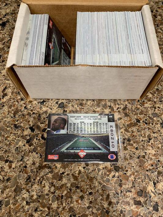 1994 Collectors Edge 1st Day Gold Football Complete Hand Collated 200 Card Set