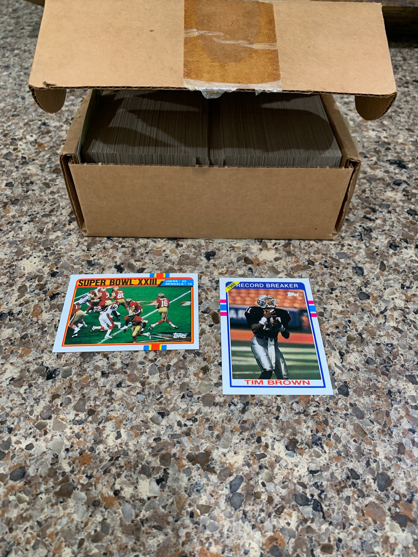 1989 Topps Football Complete Set 1-396 Michael Irvin Chris Carter Rookie RC Card
