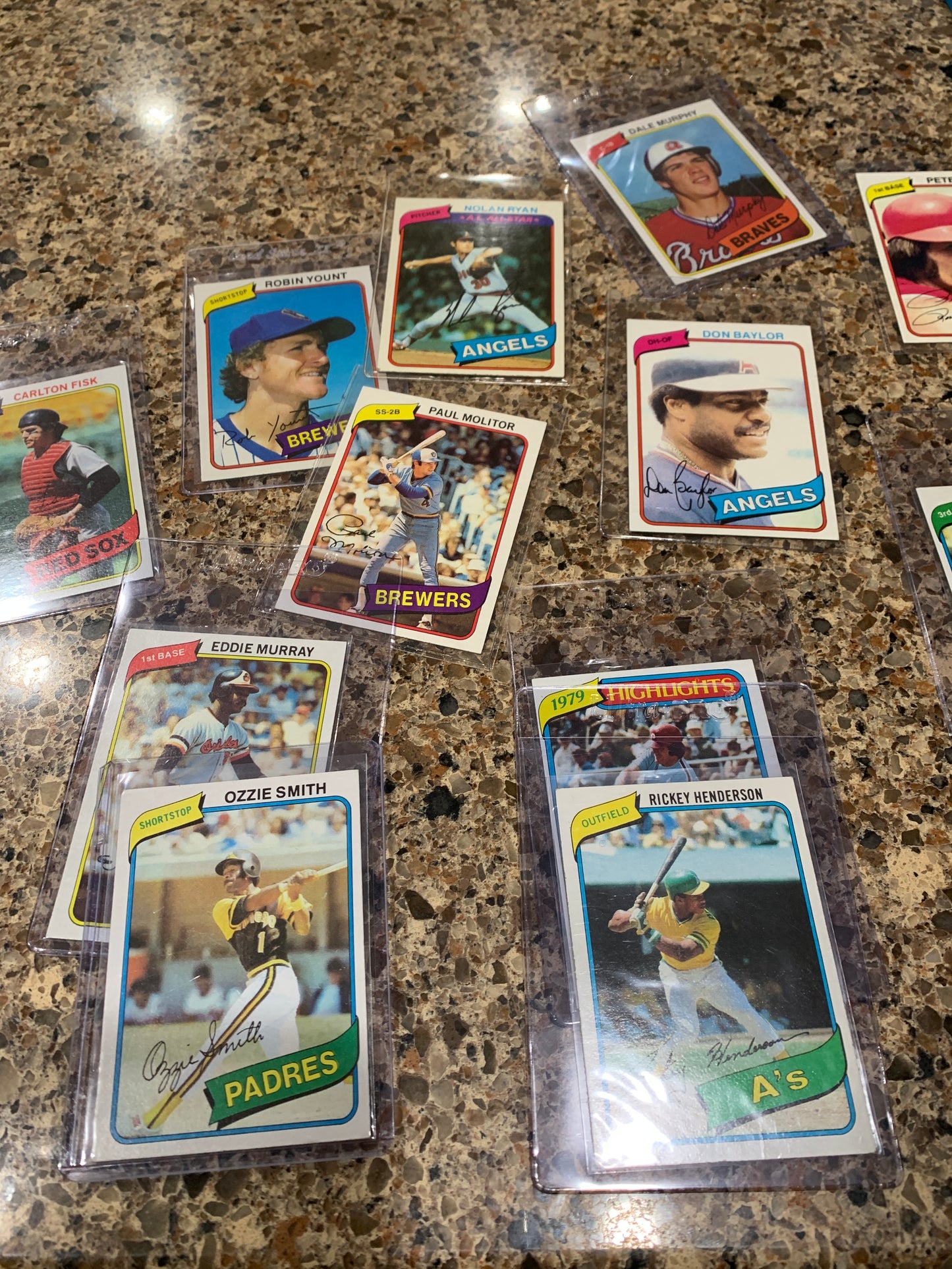 1980 Topps Baseball Complete 726 Card Set Rickey Henderson Rookie
