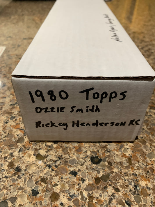 1980 Topps Baseball Complete 726 Card Set Rickey Henderson Rookie