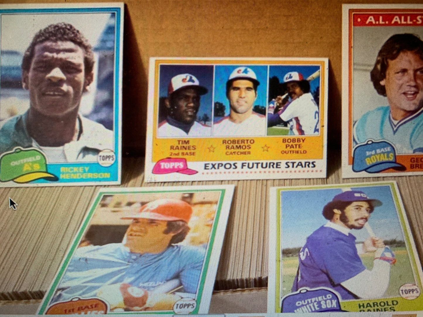 1981 Topps Baseball complete set (1-726) Hand Collated exc condition Harold Baines, Tim Raines, Gibson, And Fernando Rookie Cards