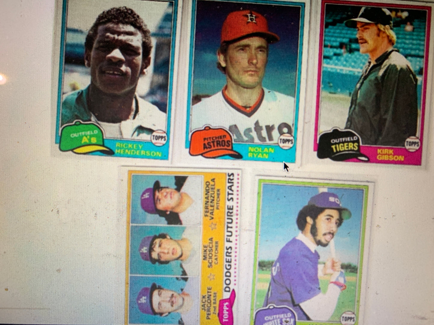 1981 Topps Baseball complete set (1-726) Hand Collated exc condition Harold Baines, Tim Raines, Gibson, And Fernando Rookie Cards