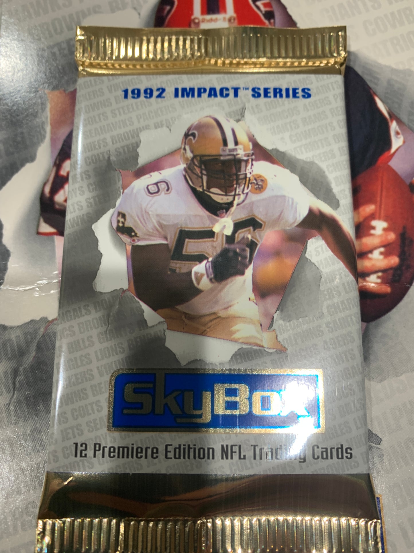 1992 Skybox The Impact Series Football 4 Pack Lot For Sale