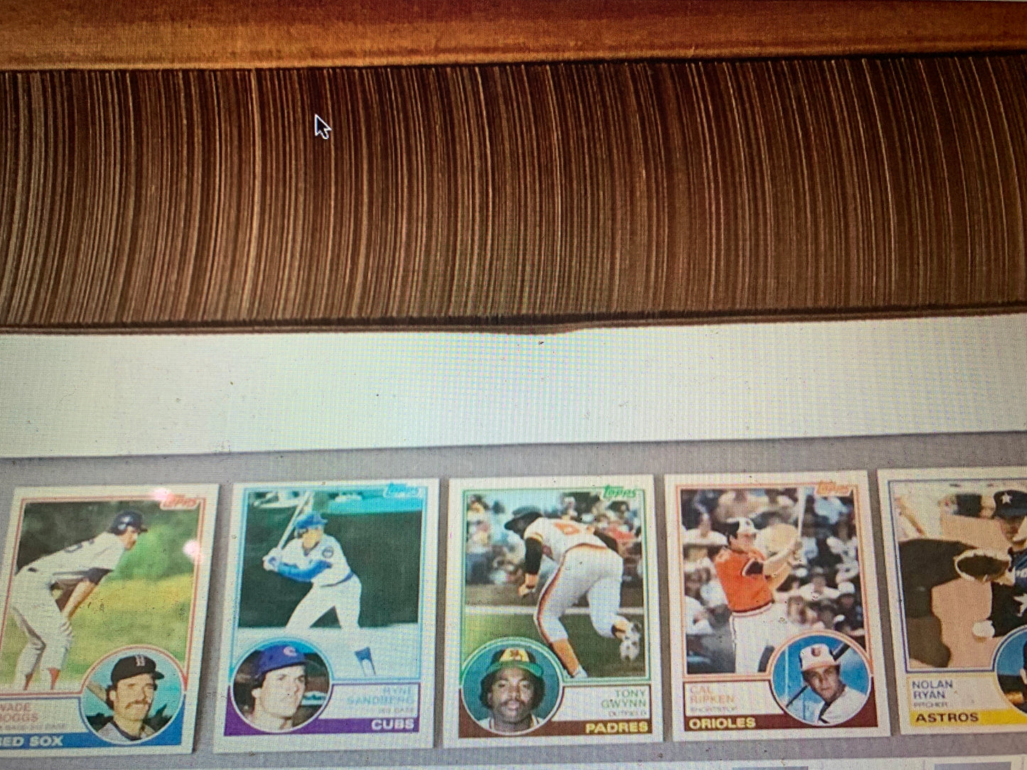 1983 Topps Baseball Complete Set Boggs, Sandberg, Gwynn Rookies