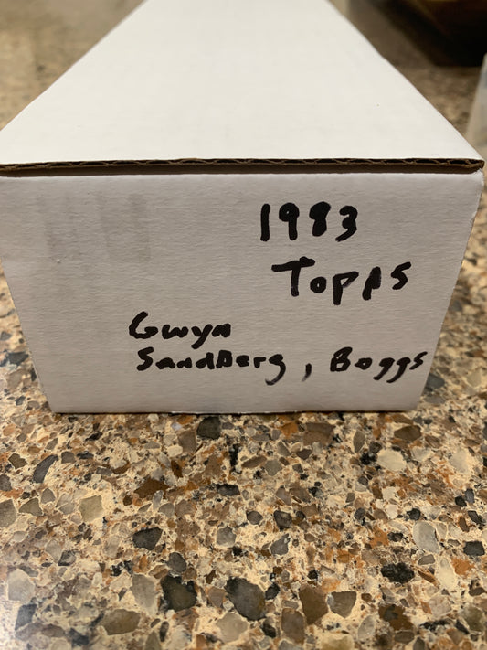 1983 Topps Baseball Complete Set Boggs, Sandberg, Gwynn Rookies
