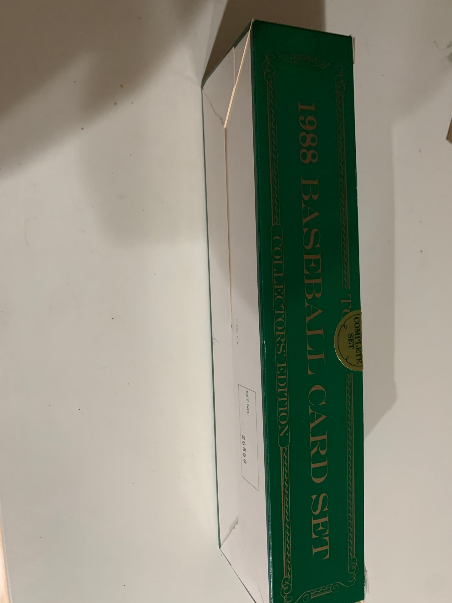 1988 Topps Tiffany Baseball Complete Set