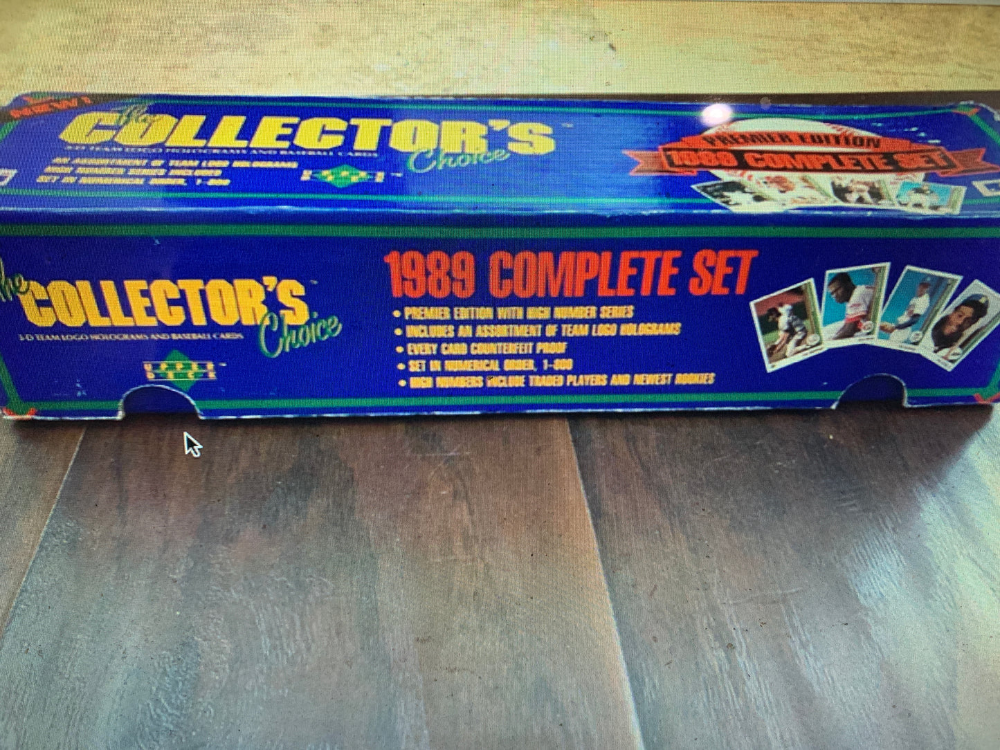 1989 Upper Deck Collector's Choice Premier Edition Baseball Complete Set Ken Griffey JR Rookie