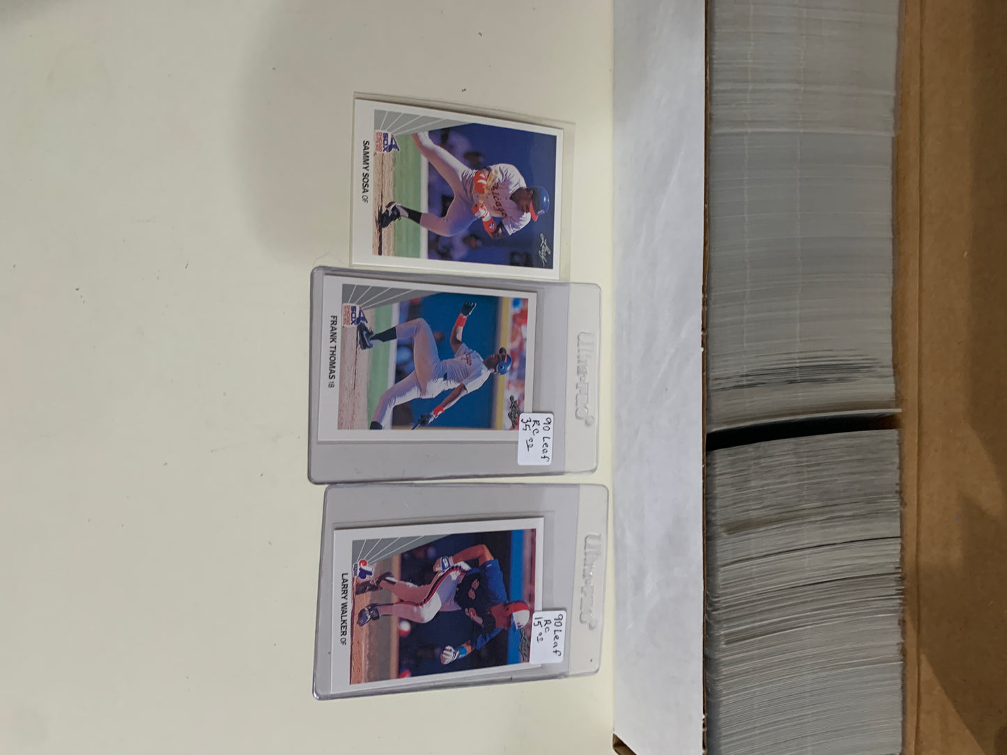 1990 leaf baseball complete set