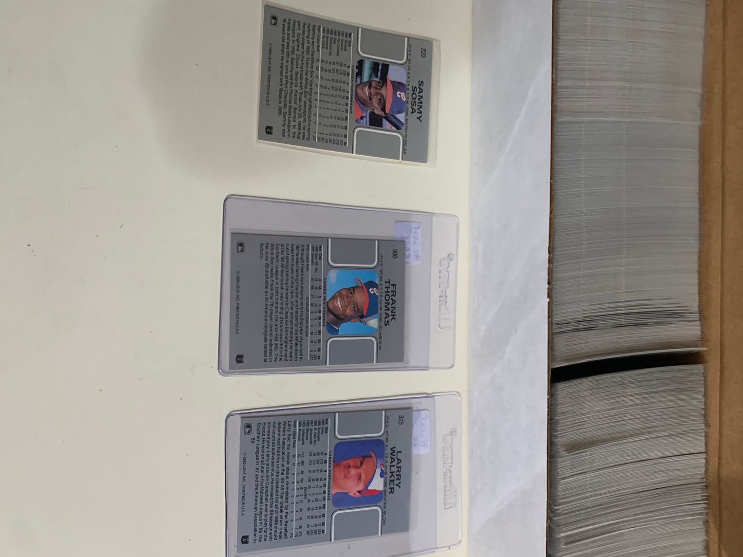 1990 leaf baseball complete set
