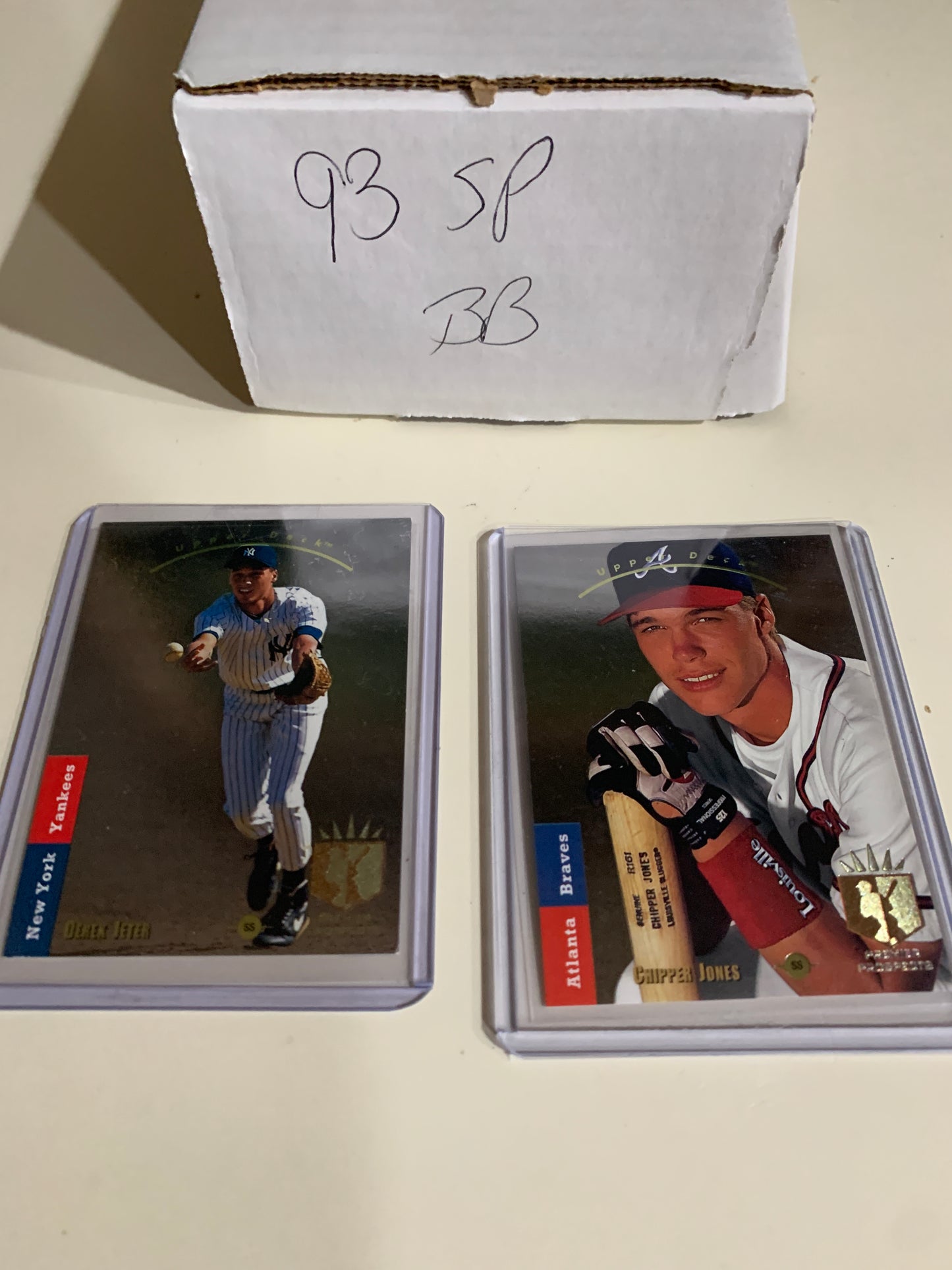 1993 Upper Deck SP Complete Set..Derek Jeter, Chipper Jones Rookie