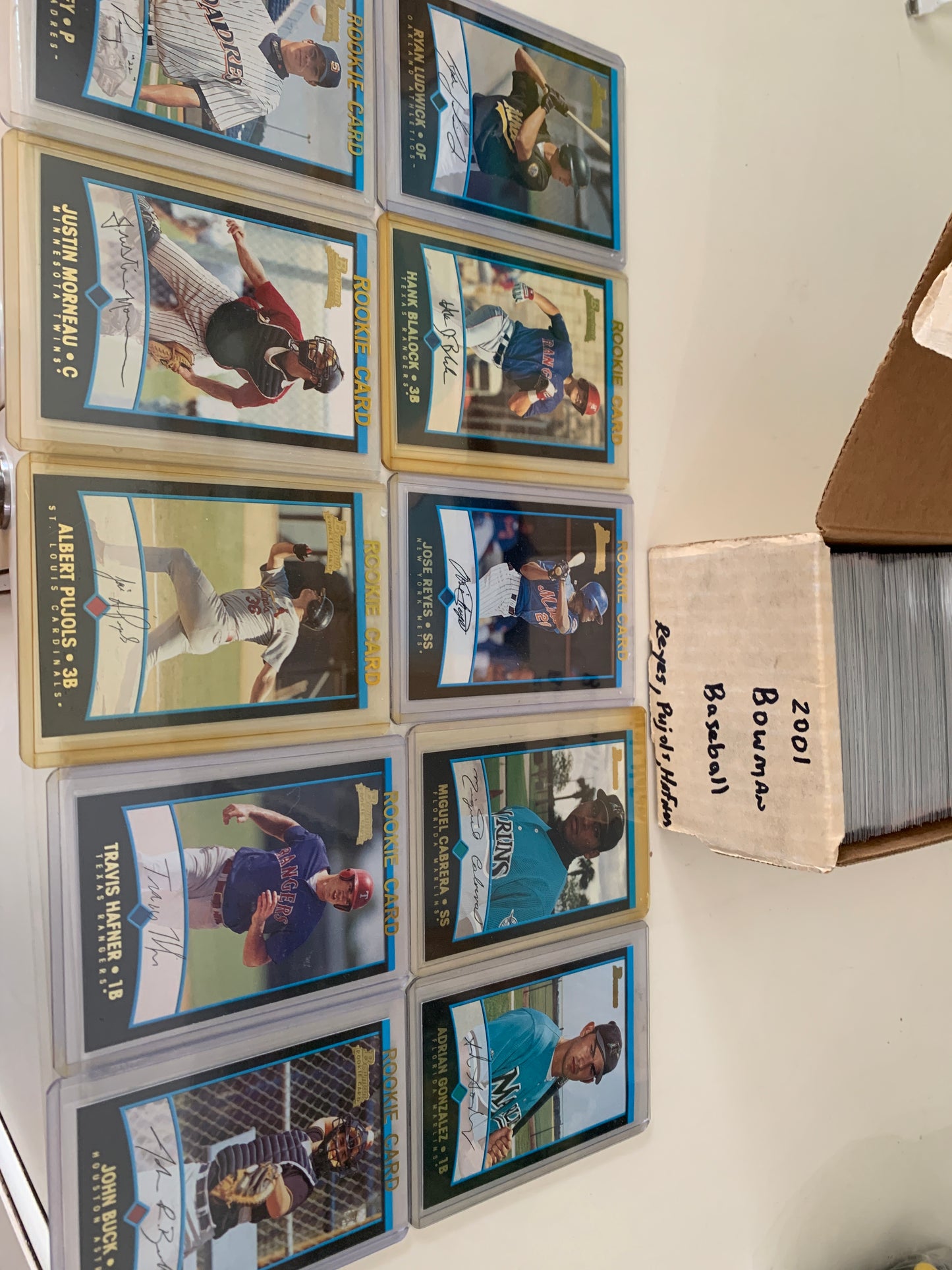2001 Bowman Baseball Complete Set Albert Pujols RC
