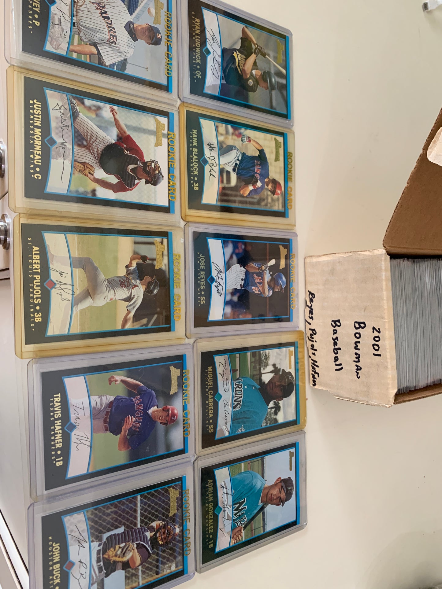 2001 Bowman Baseball Complete Set Albert Pujols RC