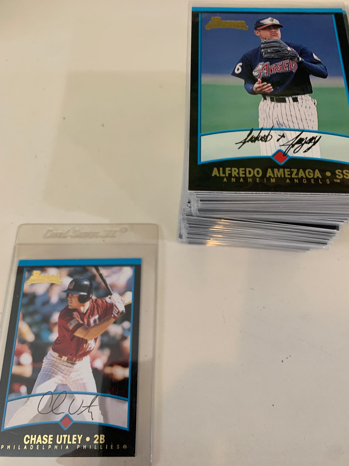 2001 Bowman Draft Picks & Prospects 1-110 Chase Utley, Ichiro rookie
